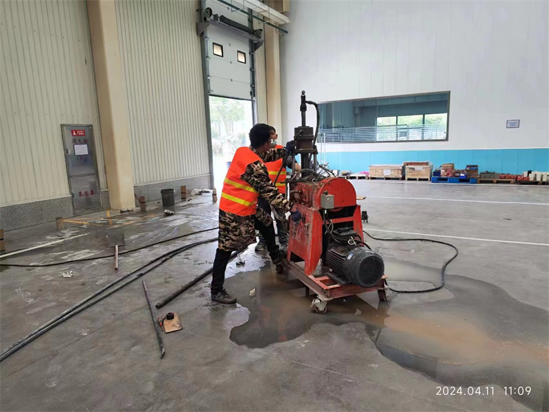 扶风厂房地面下沉塌陷注浆加固施工